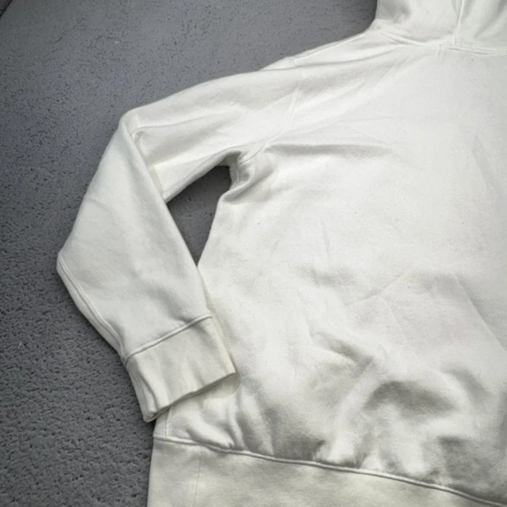 Polo Ralph Lauren Hoodie Mens Large White Pullover Preppy Bear Robe‎ Academic